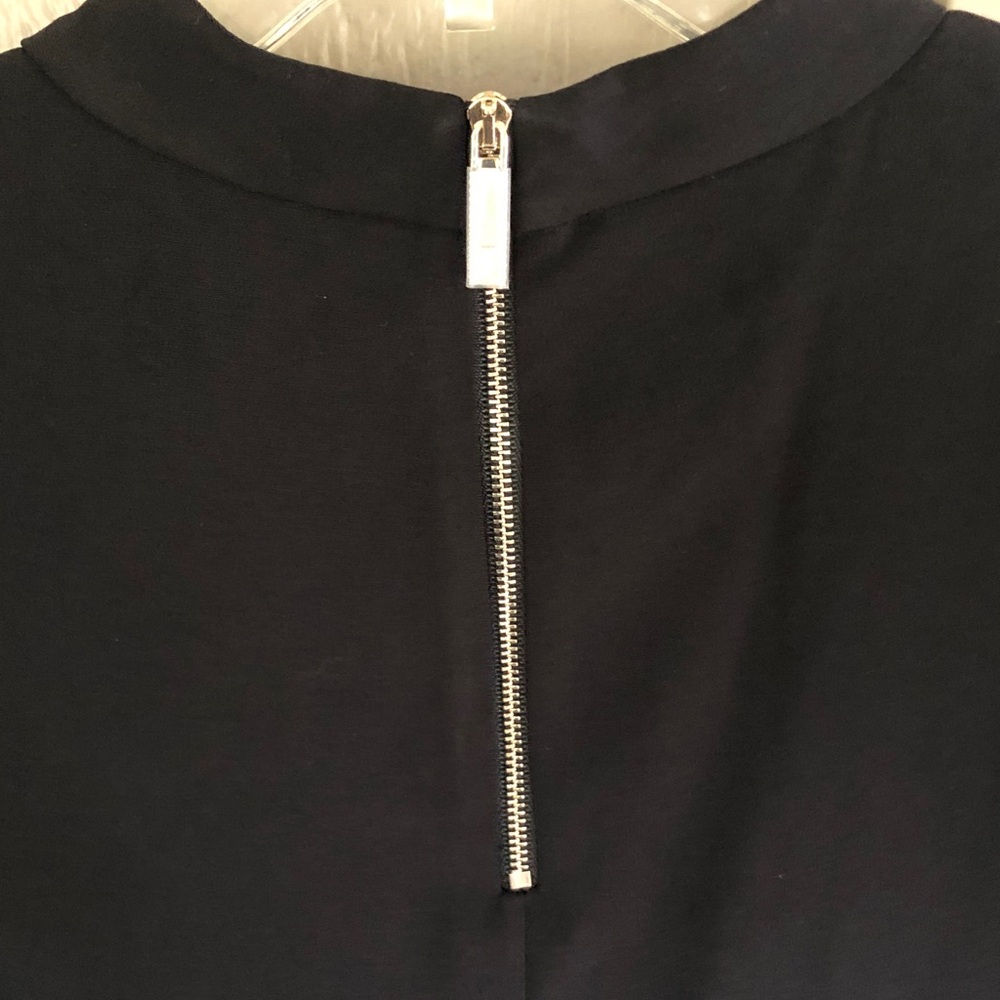 Ted Baker London Micaeli Organza Puff Sleeve Black Top US Size 8 - 10 (UK 4) - Picture 10 of 15